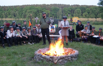 Harcerze zorganizowali biwak z okazji Święta Hufca ZHP Wschowa FOTO