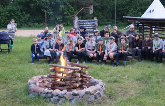 Harcerze zorganizowali biwak z okazji Święta Hufca ZHP Wschowa FOTO