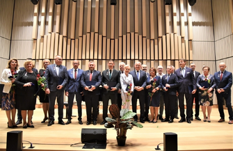 Burmistrz Sławy odznaczony