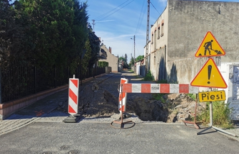 Na ul. Cichej i Sienkiewicza rozpoczynająsięroboty budowlane FOTO