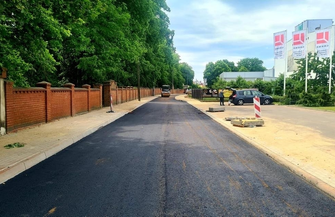 Asfalt na ul. Piłsudskiego i ul. Spokojnej oraz dojazdy na ul. Ogrodowej
