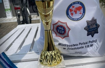 Policjantka ze Wschowy zdobyła brąz na Mistrzostwach Polski Policji w Triathlonie