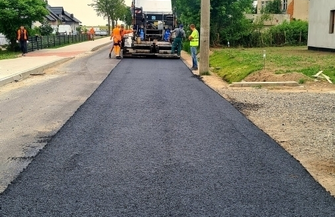 Przebudowa drogi powiatowej Szlichtyngowa-Wyszanów postępuje FOTO