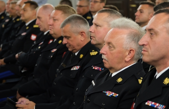 Sławscy strażacy w Sejmie RP FOTO