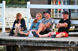 Koncert na wodzie w Sławie. Wystąpiła Basia Kawa i Błażej Kucman VIDEO