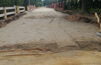 Szlichtyngowa Nowe Drzewce Jędrzychowice - postępy inwestycji w Gminie Szlichtyngowa FOTO