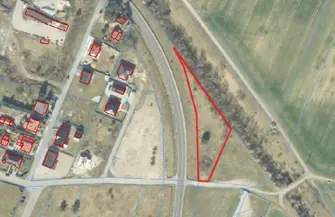 Sława. Działka o przeznaczeniu mieszkaniowo-usługowym wystawiona na sprzedaż