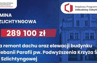 Gmina Szlichtyngowa pozyskała ponad 1 mln zł na zabytki