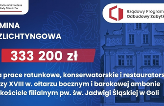 Gmina Szlichtyngowa pozyskała ponad 1 mln zł na zabytki