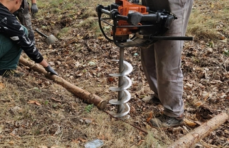 Park Wolsztyński we Wschowie. Rozpoczęło sięgrodzenie terenu budowy FOTO