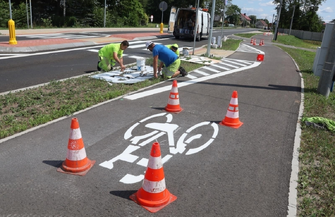 Tylewice - Przyczyna Górna. Przebudowa drogi na finiszu FOTO