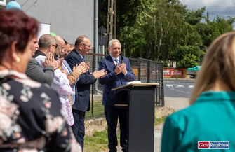 Otwarcie odnowionej drogi powiatowej w Starym Strączu VIDEO