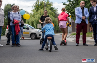 Otwarcie odnowionej drogi powiatowej w Starym Strączu VIDEO