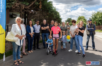 Otwarcie odnowionej drogi powiatowej w Starym Strączu VIDEO
