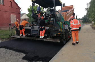 Remont drogi w Jędrzychowicach na ukończeniu FOTO