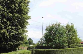 Szlichtyngowa. Droga wzdłuż Parku Górczyńskiego oświetlona