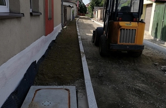 Przebudowa ulic w Szlichtyngowej w zaawansowanej fazie FOTO