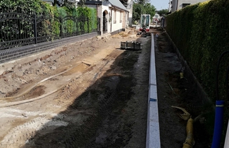 Przebudowa ulic w Szlichtyngowej w zaawansowanej fazie FOTO