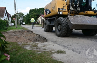Remont ulicy Jeziornej w Radzyniu FOTO