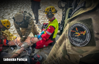 Lubuscy kontrterroryści w akcji W wykorzystaniu równieżśmigłowiec LPR FOTO