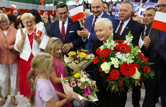 Jarosław Kaczyński ostrzega przed niemieckimi porządkami Donalda Tuska