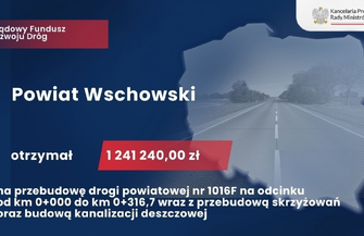Rządowy Fundusz Rozwoju Dróg. Znamy wyniki w powiecie wschowskim