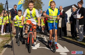 Otwarto wyremontowanądrogę powiatowąSzlichtyngowa Wyszanów VIDEO