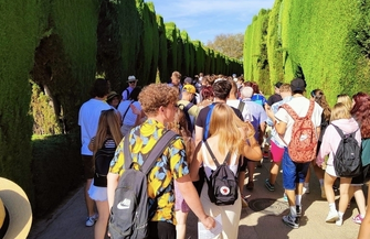 Uczniowie z I LO we Wschowie na wycieczce w Maladze FOTO