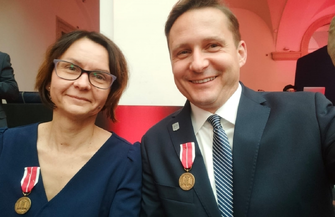 P. Wieland i M. Kycej ze Staszica odznaczeni przez Ministra Edukacji Narodowej