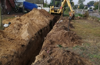 Rozpoczęcie budowy kanalizacji sanitarnej w Małych Drzewcach