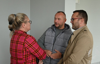 Z wizytą w przyszłej siedzibie