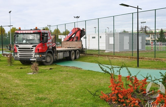 Przy Orliku w Sławie stanęła nowa szatnia