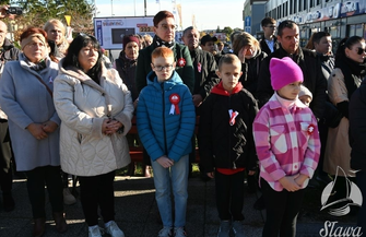 Sława uczciła 105. rocznicęodzyskania niepodległości przez PolskęFOTO