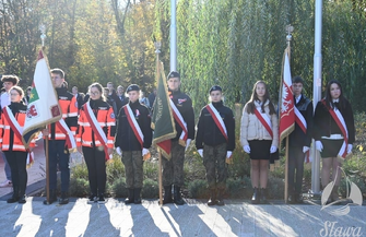 Sława uczciła 105. rocznicęodzyskania niepodległości przez PolskęFOTO