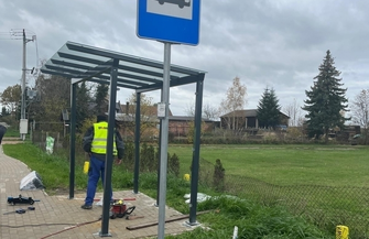 Gmina Wschowa inwestuje w nowe przystanki autobusowe w Tylewicach
