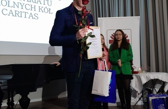 Kamil Grób z ZSP Sława został Wolontariuszem Roku