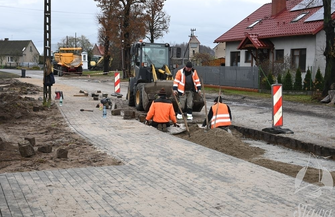 Trwa budowa zatoczki we Wróblowie. Prace powinny sięzakończyćdo 20 grudnia