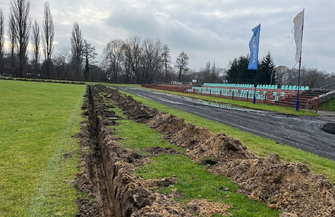 Na stadion we Wschowie wjechały koparki. Będzie pięknie
