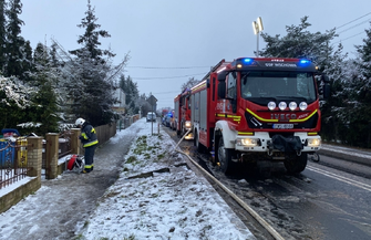 Tragedia w Wigilię. Pożar na ul. 55 Pułku Piechoty. Jedna osoba ranna
