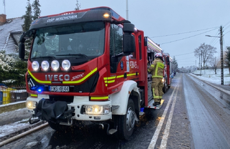 Tragedia w Wigilię. Pożar na ul. 55 Pułku Piechoty. Jedna osoba ranna