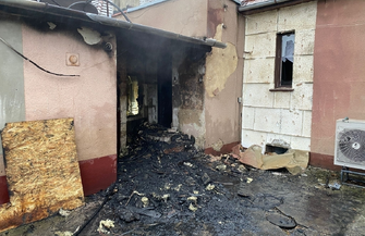 Tragedia w Wigilię. Pożar na ul. 55 Pułku Piechoty. Jedna osoba ranna