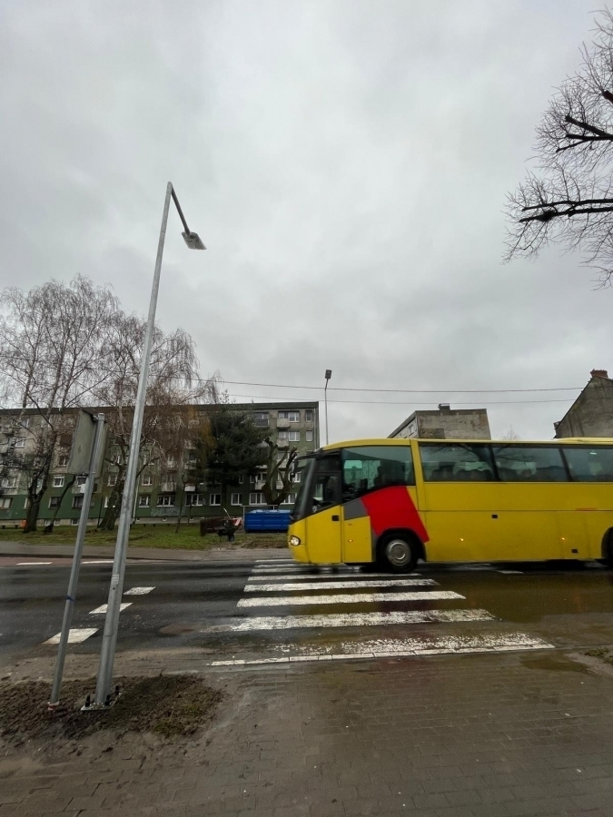 Na ul. Wolsztyńskiej jest bezpieczniej. Doświetlono dwa kolejne przejścia dla pieszych