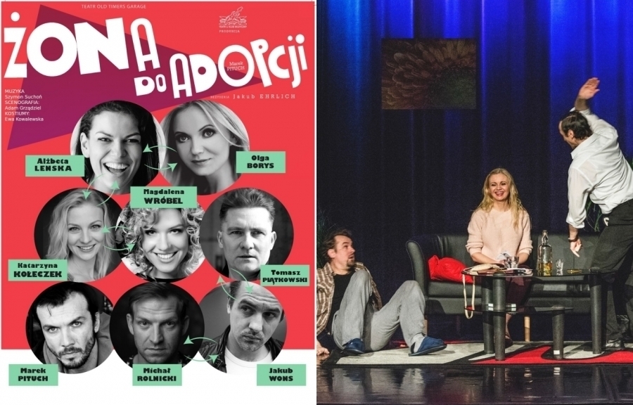 Spektakl Żona do adopcji zawita na scenę CKiR. Bilety jużw sprzedaży