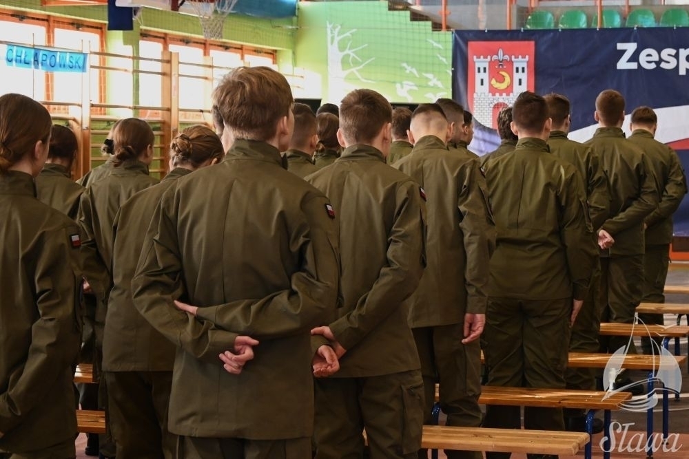 W ZSP w Sławie odbyło sięślubowanie klasy mundurowej FOTO
