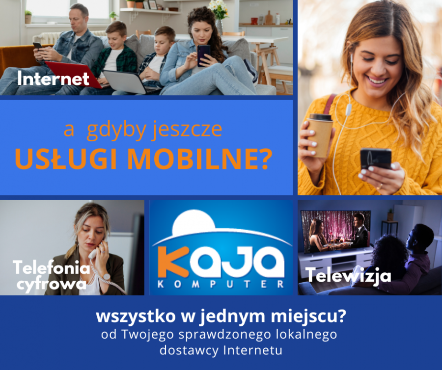Usługi mobilne. Nowość w KAJA Komputer