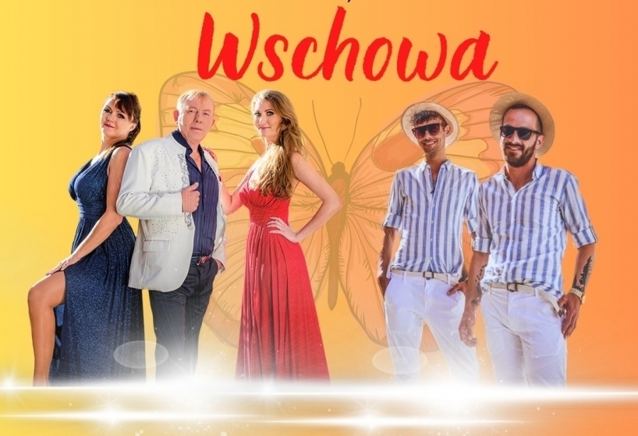 KoncertSzlagierowy Zawrót Głowy we Wschowie. Na scenieMirosław Szołtysek oraz zespół Marsa Alam