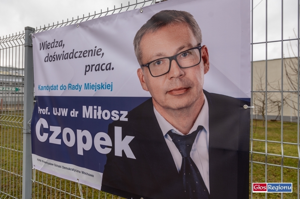 We Wschowie pojawiają się pierwsze banery wyborcze. Gliński startuje z Czopkiem FOTO