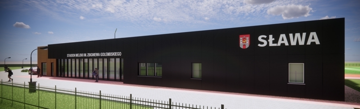 Przetarg ogłoszony. Nowy Stadion Miejski w Sławie ma byćgotowy drugim kwartale 2025 r.