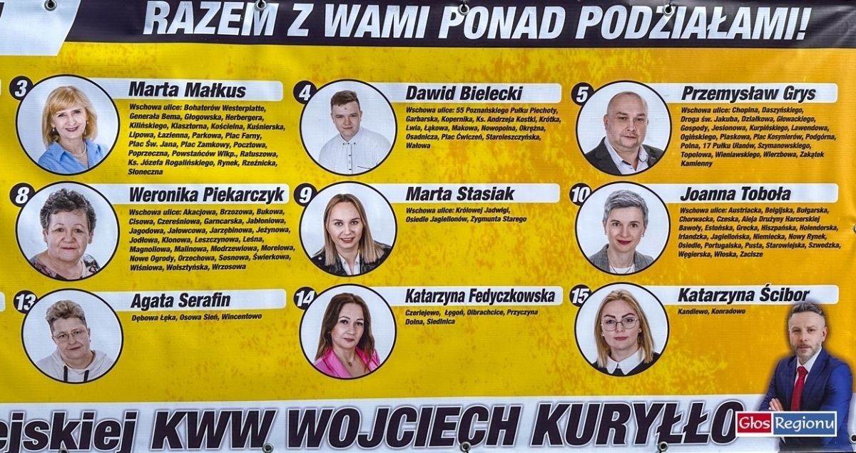Wojciech Kuryłło odkrywa wyborcze karty. Ci kandydaci powalczą o mandaty do Rady Miejskiej