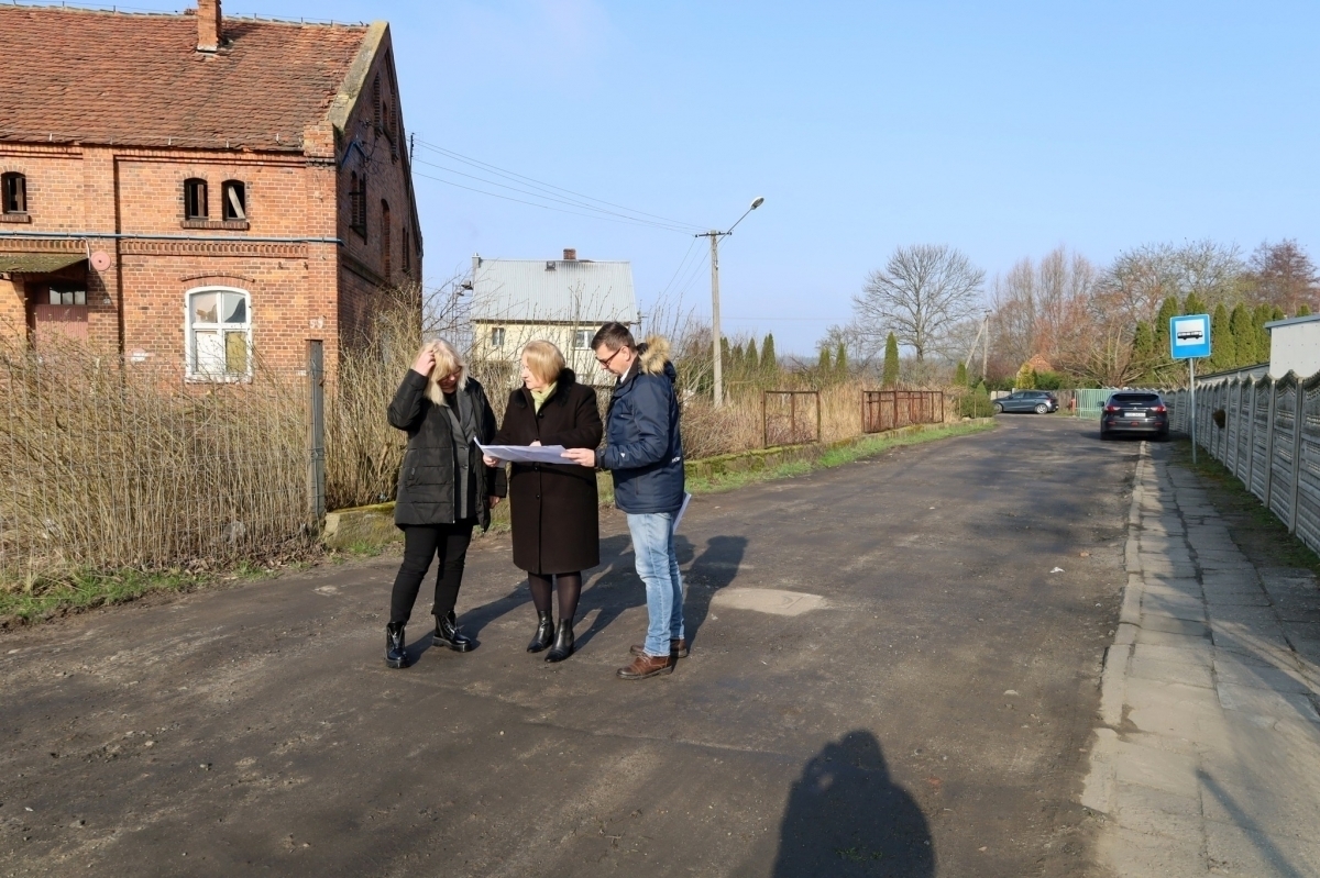 Modernizacja drogi do szkoły w Starych Drzewcach. Prace projektowe dobiegająkońca